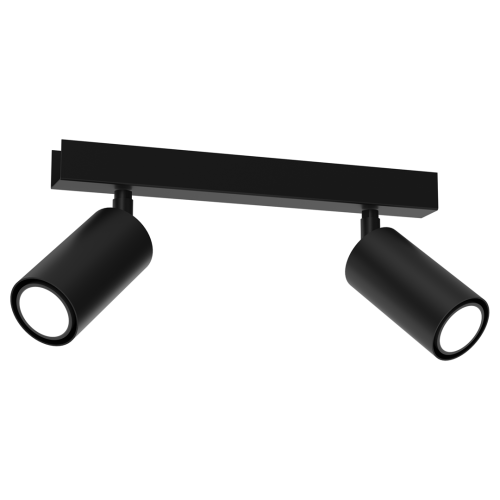 Lampa sufitowa HUDSON Milagro MLP8795 to nowoczesny spot 2xGU10 w eleganckim czarnym macie. Regulowane reflektory pozwalają skierować światło dokładnie tam, gdzie jest potrzebne. Idealna do salonu, kuchni, sypialni i korytarza.
