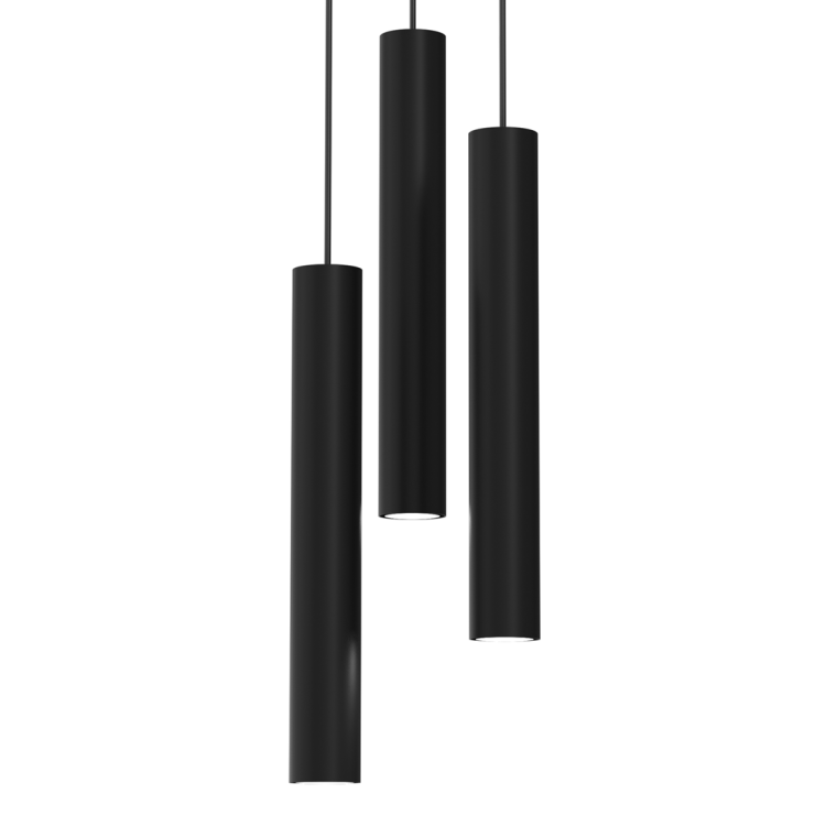 Nowoczesna lampa wisząca HUDSON 3xGU10 w kolorze czarny mat to idealne rozwiązanie do kuchni, jadalni i salonu. Minimalistyczne tuby oraz możliwość zastosowania żarówek LED tworzą eleganckie i funkcjonalne oświetlenie.