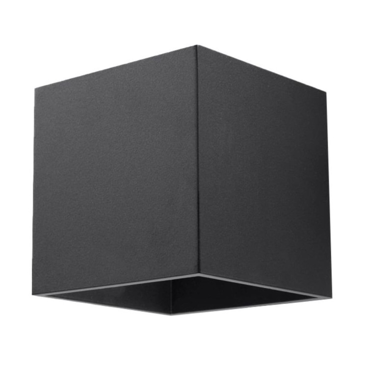 Stylowy kinkiet QUAD SL.0057 w kolorze czarnym doskonale sprawdzi się jako dekoracyjne i funkcjonalne oświetlenie ścienne. Minimalistyczna forma i efekt świetlny góra–dół podkreślają elegancję nowoczesnych wnętrz.