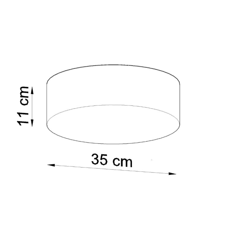 Biała lampa sufitowa ARENA 35 marki Sollux pasuje do nowoczesnych, klasycznych i skandynawskich aranżacji. Plafon ma dwie oprawki E27, wysokość 11 cm oraz stopień ochrony IP20. Doskonały do salonu lub sypialni