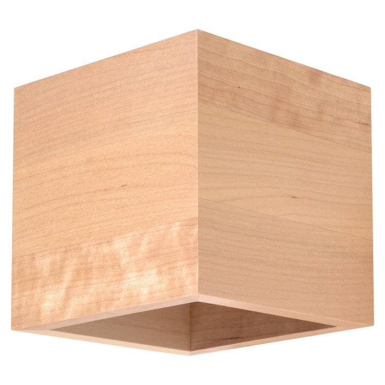 Kinkiet QUAD Sollux 1xG9 z naturalnego drewna to minimalistyczna lampa ścienna idealna do salonu, sypialni lub korytarza. Efekt światła góra–dół tworzy przytulny klimat i podkreśla nowoczesny charakter wnętrza w stylu loftowym lub skandynawskim.