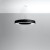 Żyrandol SATURNO SLIM 70 cm 6xE27 czarny Sollux wiszący SL.0754