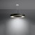 Żyrandol SATURNO SLIM 70 cm 6xE27 czarny Sollux wiszący SL.0754