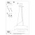 Żyrandol SATURNO SLIM 70 cm 6xE27 czarny Sollux wiszący SL.0754