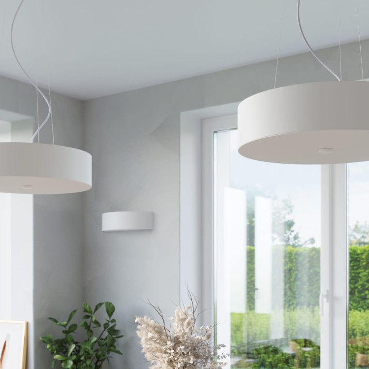Plafon SKALA 100 cm 6xE27 biały Sollux SL.0817