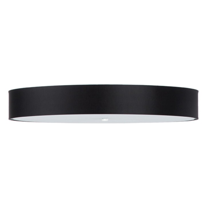 Plafon SKALA 100 cm 6xE27 czarny Sollux SL.0818