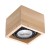Plafon QUATRO 1xGU10 Sollux SL.0915 wykonano z naturalnego drewna. Kwadratowa oprawa o wymiarach 14 × 14 × 10 cm pasuje do salonu, kuchni, sypialni i korytarza. Wymienne źródło GU10 pozwala dobrać barwę oraz moc światła. Model jest przeznaczony do wnętrz