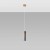 Nowoczesna lampa wisząca ZANE – betonowa tuba z detalem z naturalnego drewna. Minimalistyczny design do kuchni, jadalni i salonu. Wymienne źródło GU10 (max 40W) pozwala dobrać barwę i moc. Regulowana wysokość do 120 cm. IP20. Polska produkcja.