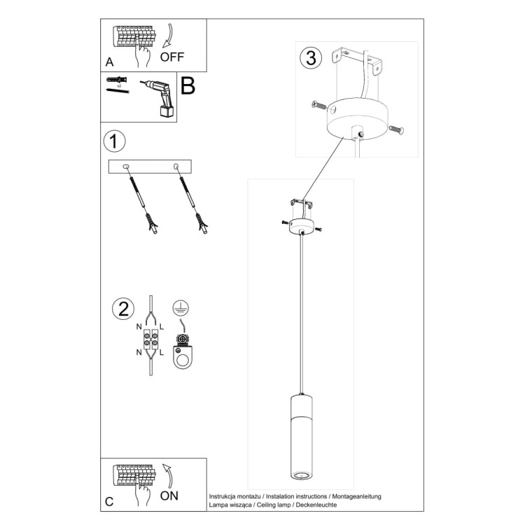 Nowoczesna lampa wisząca ZANE – betonowa tuba z detalem z naturalnego drewna. Minimalistyczny design do kuchni, jadalni i salonu. Wymienne źródło GU10 (max 40W) pozwala dobrać barwę i moc. Regulowana wysokość do 120 cm. IP20. Polska produkcja.