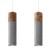 Nowoczesna lampa wisząca ZANE – betonowa tuba z detalem z naturalnego drewna. Minimalistyczny design do kuchni, jadalni i salonu. Wymienne źródło GU10 (max 40W) pozwala dobrać barwę i moc. Regulowana wysokość do 120 cm. IP20. Polska produkcja.