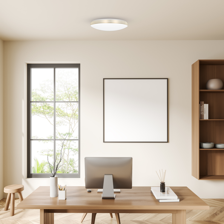 Plafon BEVER 10W LED Ø26 cm IP44 4000K od MiLAGRO to stylowe i energooszczędne oświetlenie do łazienki, kuchni i przedpokoju. Neutralna barwa światła, nowoczesny biało-złoty design i wysoka szczelność sprawiają, że to idealny wybór do każdego wnętrza