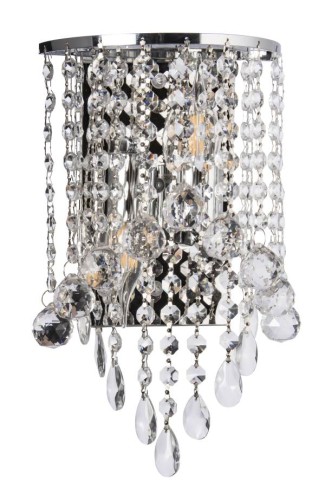 Kinkiet MADRYT chrom 9W LED Venti to stylowe oświetlenie ścienne z kryształami. Zapewnia efektowny blask i elegancki wygląd wnętrz. Doskonały do salonu, jadalni, sypialni oraz stylowych restauracji.