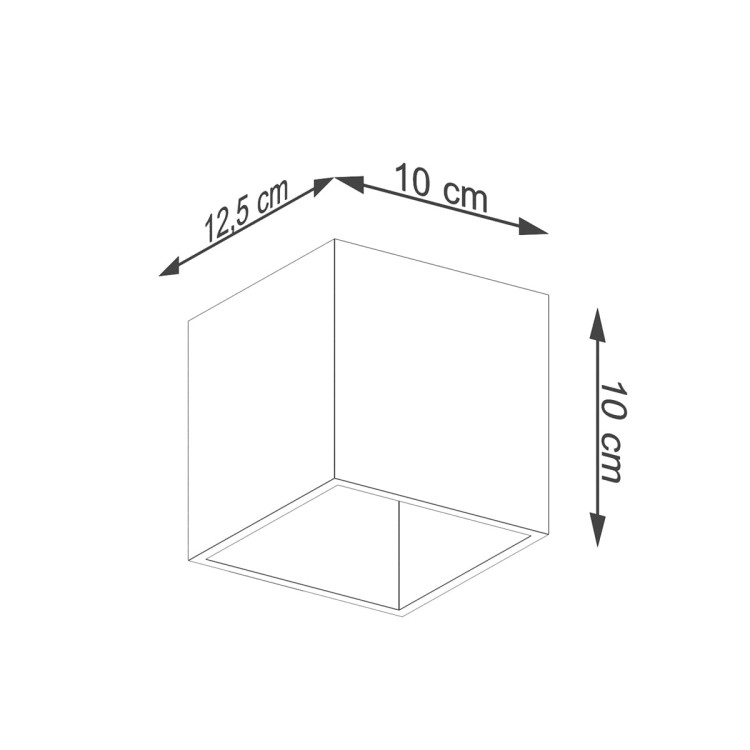 Złoty kinkiet QUAD 1xG9 to designerskie oświetlenie ścienne do nowoczesnych wnętrz. Geometryczny wygląd, trwałe aluminium i elegancka forma idealnie sprawdzają się w salonie i korytarzu.