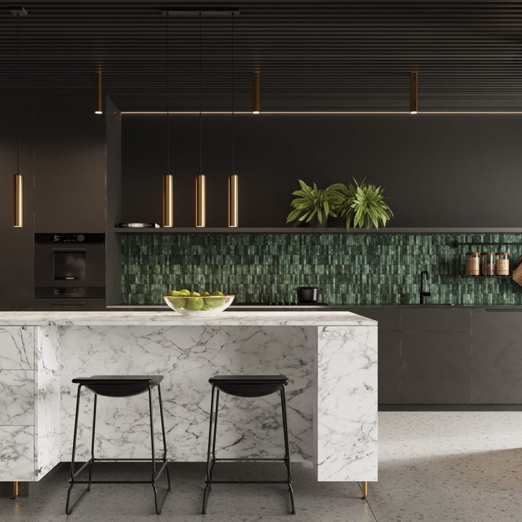 Plafon LAGOS 30cm 1xGU10 złoty połysk Tuba Sollux SL.1203 korytarz kuchnia salon