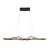 Lampa LED CONATO 98 cm łączy aluminium, stal i naturalne drewno sosnowe. Czarno-brązowa oprawa z falującymi liniami światła zapewnia 1800 lm, ciepłą barwę 3000K i szeroki kąt świecenia 120°. Idealna nad długi stół lub wyspę.