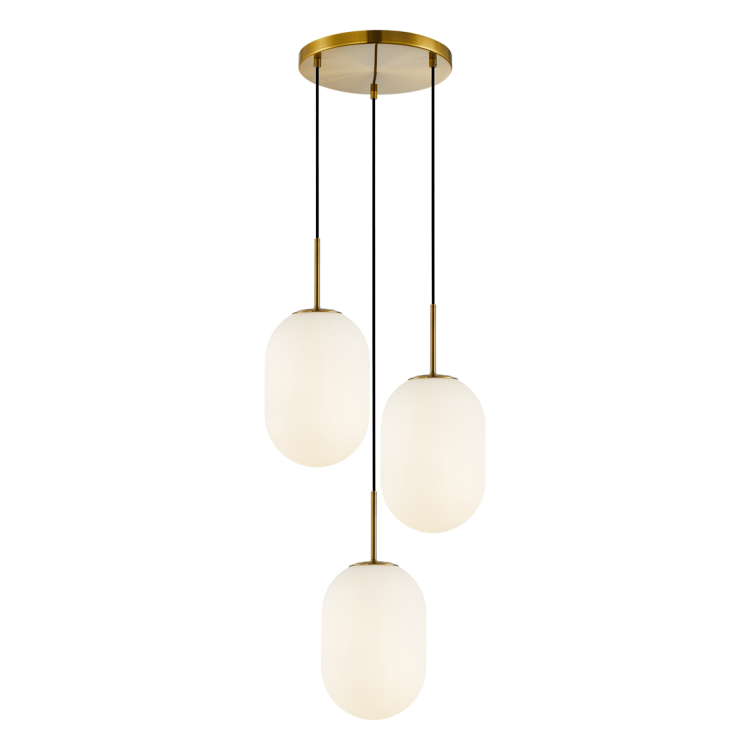 Lampa wisząca CARO 42W LED Milagro to nowoczesne oświetlenie z dymionymi kloszami i eleganckim chromowanym wykończeniem. Idealna do salonu, jadalni lub nad stół. Ciepła barwa 3000K tworzy przytulny klimat.