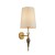 Kinkiet MOREN WL-84678-AB Italux w kolorze brązu antycznego z morelowym abażurem to elegancka lampa ścienna wykonana z metalu i tkaniny. Stylowy dodatek do salonu, sypialni czy korytarza. Źródło światła 1xE27 40W, wysokość 58 cm, IP20, 230V
