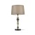 Lampka stołowa NEROM Italux TB-22374-BK ma 60 cm wysokości i szary abażur o średnicy 34 cm. Czarna matowa podstawa oraz klasyczna forma pasują do salonu i sypialni. Oprawa 1xE27 do 60 W, IP20 i 5 lat gwarancji.