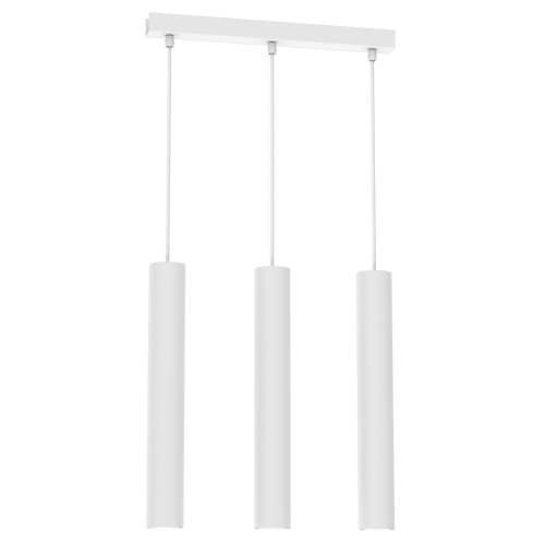 Lampa wisząca HUDSON Milagro MLP8799 to nowoczesne oświetlenie z trzema białymi tubami GU10. Regulowana wysokość 40–90 cm oraz minimalistyczny design sprawiają, że idealnie pasuje do kuchni, jadalni i nowoczesnego salonu.