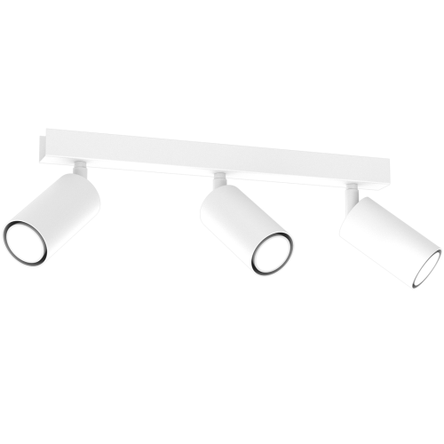Lampa sufitowa HUDSON Milagro MLP8803 to nowoczesny spot 3xGU10 w eleganckim białym macie. Regulowane reflektory pozwalają skierować światło dokładnie tam, gdzie jest potrzebne. Idealna do salonu, kuchni i korytarza.
