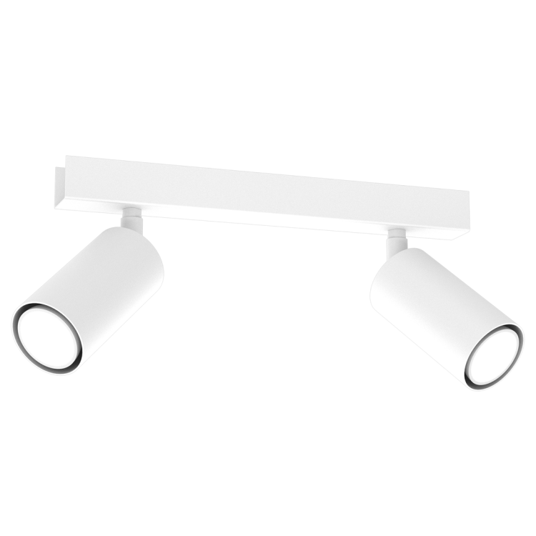Lampa sufitowa HUDSON Milagro MLP8802 to nowoczesny spot 2xGU10 w eleganckim białym macie. Regulowane reflektory pozwalają skierować światło dokładnie tam, gdzie jest potrzebne. Idealna do salonu, kuchni i korytarza.