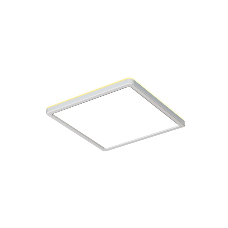 Designerski plafon LED ALERIA PLF-39573-230S-22W-WH, biały, zintegrowane źródło 22W 2200 lm, przełącznik w podsufitce do wyboru temperatury 2800K 4000K 6000K