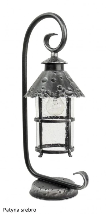 naszelampy24-pl-latarenka-ogrodowa-toledo-mała-44cm-aluminium-szkło-ozdobne-pęcherzyki-powietrza