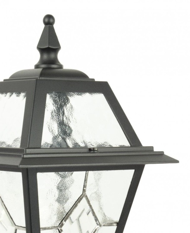 Lampa stojąca WITRAŻ o wysokości 80 cm, na jedną żarówkę E27. Solidne wykonanie, szkło witrażowe. Oświetlenie alejki w ogrodzie.