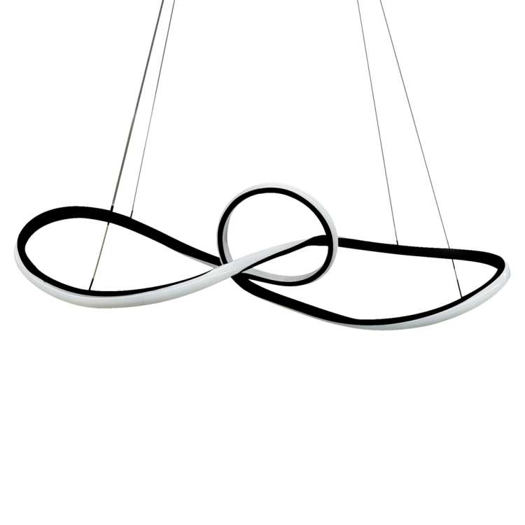 Designerska lampa LED MARCO 42W Milagro to nowoczesne oświetlenie w czarnym kolorze. Neutralna barwa 4000K i regulowana wysokość sprawiają, że idealnie sprawdzi się nad stołem, w salonie lub kuchni.