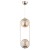 Lampa sufitowa OVAL DUAL GOLD 2xE14 Alfa 62250 to eleganckie oświetlenie w złotym kolorze, wykonane z metalu i szkła. Dwie szklane kule nadają wnętrzu nowoczesny styl glamour. Idealna do salonu, sypialni czy jadalni. Gwarancja producenta 2 lata
