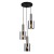 Lampa wisząca SARDO Italux PND-5581-3A-SC+SG to eleganckie oświetlenie z dymionymi kloszami i wykończeniem satyna nikiel. Nowoczesny design doskonale sprawdzi się nad stołem, w salonie lub nowoczesnej jadalni.