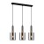 Lampa wisząca SARDO Italux PND-5581-3-SC+SG to nowoczesne oświetlenie z dymionymi kloszami i wykończeniem w kolorze satyna nikiel. Styl loftowy oraz trzy źródła światła E27 doskonale sprawdzą się nad stołem lub wyspą kuchenną.