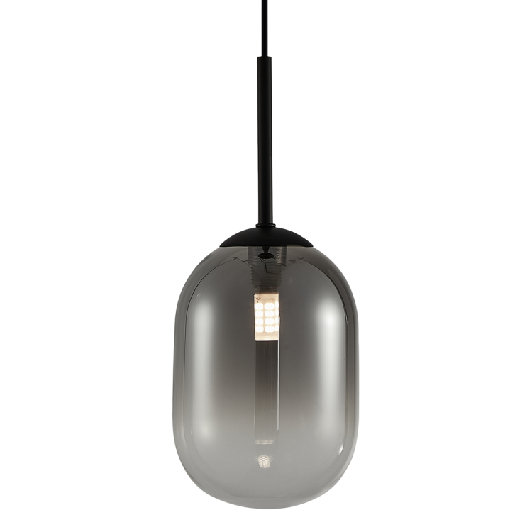 Lampa ALIAS 1xE14 z dymionym kloszem to elegancka propozycja do nowoczesnych wnętrz. Czarna konstrukcja i minimalistyczna forma sprawiają, że idealnie sprawdzi się w sypialni, jadalni lub jako oświetlenie dekoracyjne.