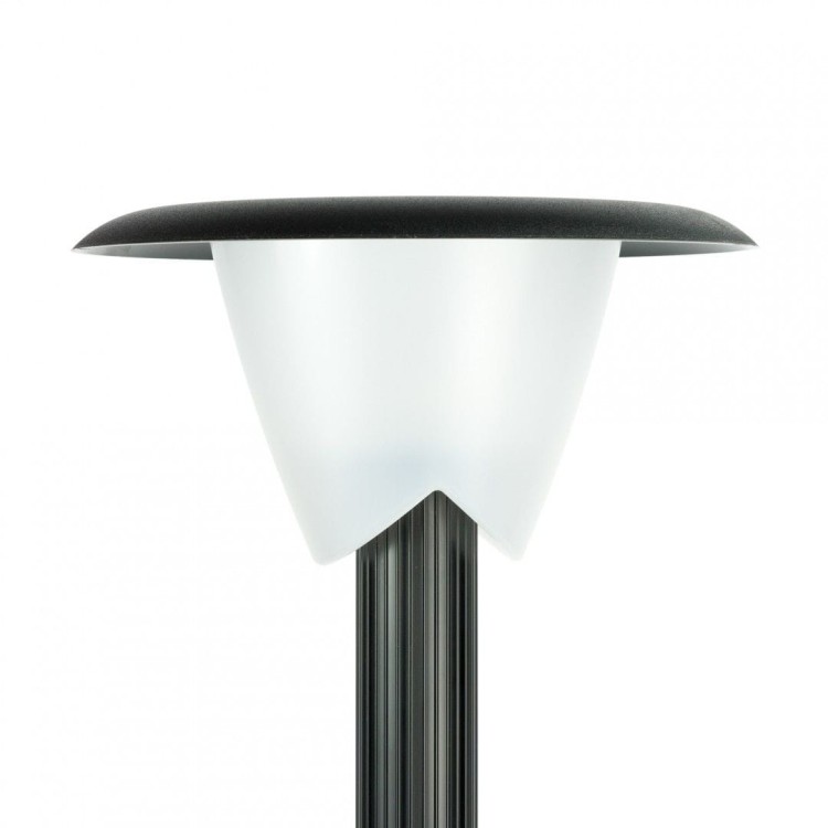 Stylowa lampa ogrodowa BIANCA 66 cm w kolorze czarnym to idealne rozwiązanie do oświetlenia ścieżek i ogrodu. Klosz z PMMA zapewnia miękkie światło, a solidna konstrukcja gwarantuje trwałość i odporność na warunki atmosferyczne.