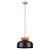 Lampa wisząca MARION 1xE27 Sollux SL.1351 to połączenie eleganckiej czerni i minimalistycznego designu. Szeroki metalowy klosz doskonale sprawdzi się nad stołem, wyspą kuchenną lub blatem, podkreślając nowoczesny charakter wnętrza