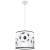 Lampa wisząca FOOTBALL SL.1424 Sollux to idealne oświetlenie do pokoju małego piłkarza. Abażur z motywem piłki nożnej nadaje wnętrzu sportowy charakter, a gwint E27 pozwala zastosować energooszczędną żarówkę LED do 15W.