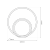 LUCERO Ring ML1049 to designerski kinkiet ścienny wykonany z metalu i tworzywa. Zintegrowane źródło LED 13W emituje 1000 lm światła o neutralnej barwie 4000K, idealnej do salonu, biura, sypialni i przedpokoju.