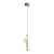 Złota lampa wisząca LARGO ML1041 zachwyca smukłą tubą i świetlną spiralą. LED 10W zapewnia 900 lm oraz białe światło 4000K. Regulowana wysokość 30–100 cm sprawdzi się przy łóżku, nad barkiem lub wyspą kuchenną.