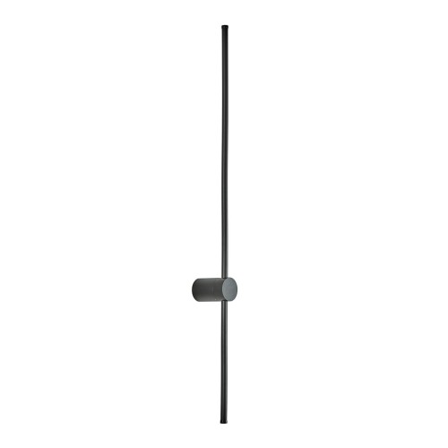 Kinkiet VINTO Italux WL-73526-90-BL ma 90,4 cm wysokości i czarne, piaskowane wykończenie. LED 10 W emituje 1600 lm ciepłego światła 3000 K. Sprawdzi się w salonie, sypialni i przedpokoju.