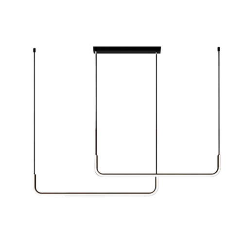 Lampa wisząca HORIZON ML1180 to nowoczesne oświetlenie LED o szerokości 102 cm. Minimalistyczna forma, neutralna barwa światła 4000K i eleganckie czarne wykończenie sprawiają, że doskonale prezentuje się nad stołem lub wyspą kuchenną.