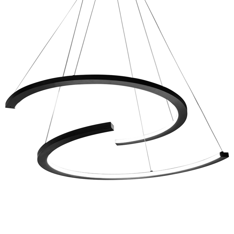 Lampa DOUBLEMOON Milagro ML1178 to połączenie nowoczesnego designu i energooszczędnej technologii LED. Dzięki regulowanej wysokości oraz neutralnej barwie światła doskonale oświetli salon, jadalnię, biuro lub kuchnię.