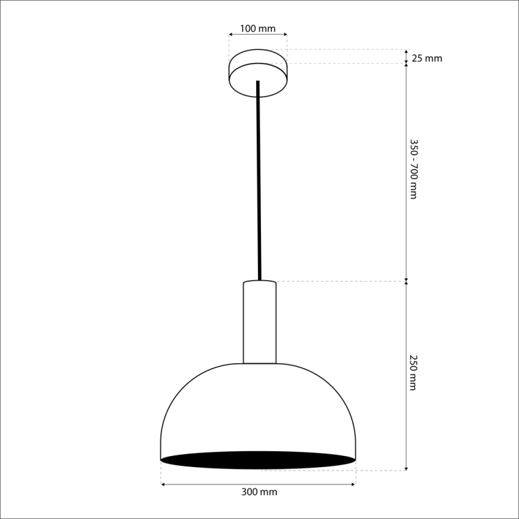 Designerska lampa wisząca w kolorze jasnego błękitu to połączenie prostoty i elegancji. Jej uniwersalny styl pasuje do wnętrz nowoczesnych, loftowych i skandynawskich. Świetny wybór do kuchni, salonu i pokoju dziecięcego.