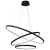 Lampa sufitowa HOOP ML1543 marki Milagro to designerskie oświetlenie LED z trzema efektownymi ringami. Moc 93W i neutralna barwa światła 4000K zapewniają komfortowe oświetlenie salonu, jadalni, holu lub nowoczesnego biura.