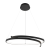 Lampa wisząca LORENZO Milagro ML1583 to czarna oprawa LED o średnicy 55 cm. Moc 35W, 1500 lm i neutralna barwa 4000K sprawdzą się nad stołem, wyspą kuchenną oraz w salonie. Regulowana wysokość: 30–120 cm