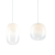 Szukasz białej lampy nad stół? VASO White ML1406 ma szerokość 89 cm i regulowaną wysokość 36–152 cm. Cztery szklane klosze zdobią wnętrze, a LED 15W w komplecie zapewnia 1689 lm światła o ciepłej barwie 3000K. AI