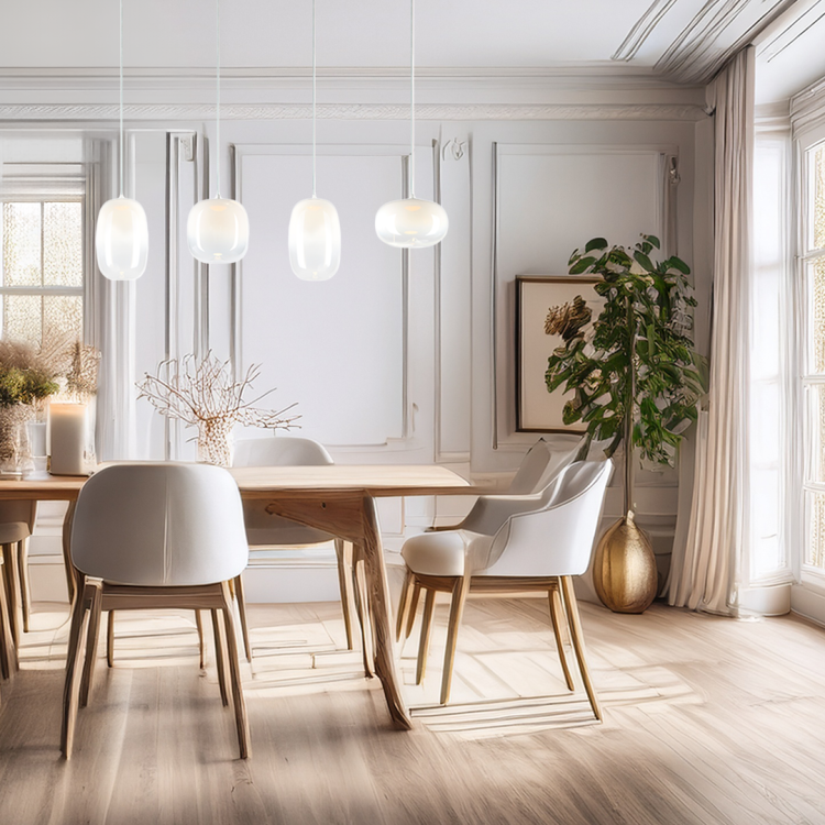 Lampa sufitowa VASO White 15W LED wisząca biała 1689Lm 3000K ML1406