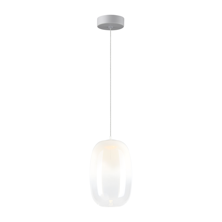 Lampa sufitowa VASO White 4W LED wisząca biały klosz 388Lm 3000K ML1404