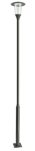 Latarnia parkowa METIS 438 cm to profesjonalne oświetlenie parków, osiedli i alejek. Wysoka szczelność IP65, odporność IK08 oraz możliwość zastosowania żarówki E27 sprawiają, że doskonale sprawdza się w przestrzeniach publicznych.