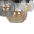 Lampa sufitowa SOFIA 3xE27 czarne kule amber smoked clear MLP6589 Milagro