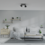 Lampa sufitowa DIXIE BLACK czarna plafon 2xGX53 MLP7600